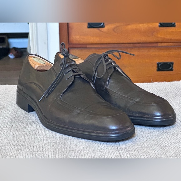 Bally Newland Dark Brown Chocolate Calf Leather Men\'s  Oxford Shoes Size 9.5 D main image 5